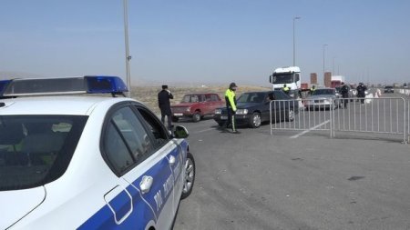 Bakıda icazəsiz küçəyə çıxan sürücülər saxlanıldı - RƏSMİ