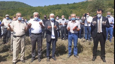 İsmayıllı şəhidini torpağa tapşırıb