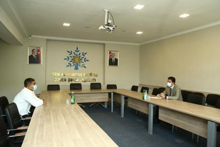 38 saylı Nizami İkinci (Gəncə) seçki dairəsindən Milli Məclisə deputat seçilmiş Naqif Həmzəyev seçiciləri ilə növbəti görüşünü keçirib