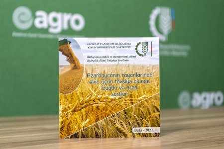 “Azərbaycanın rayonlarında əkin üçün tövsiyə olunan buğda və arpa sortları” adlı kataloq çap olunub