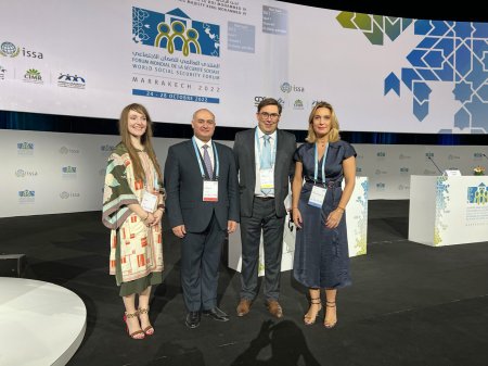 DSMF sədri Dünya Sosial Təminat Forumunun  panel sessiyasında çıxış edib