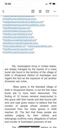 ABŞ azərbaycanlılarının Ermənistanın müharibə cinayətlərinə etirazları davam edir