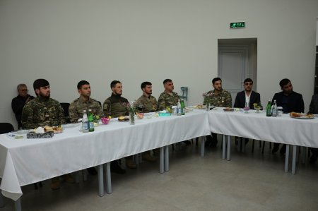 Reabilitasiya kursu keçən müharibə əlilləri ilə növbəti görüş olub